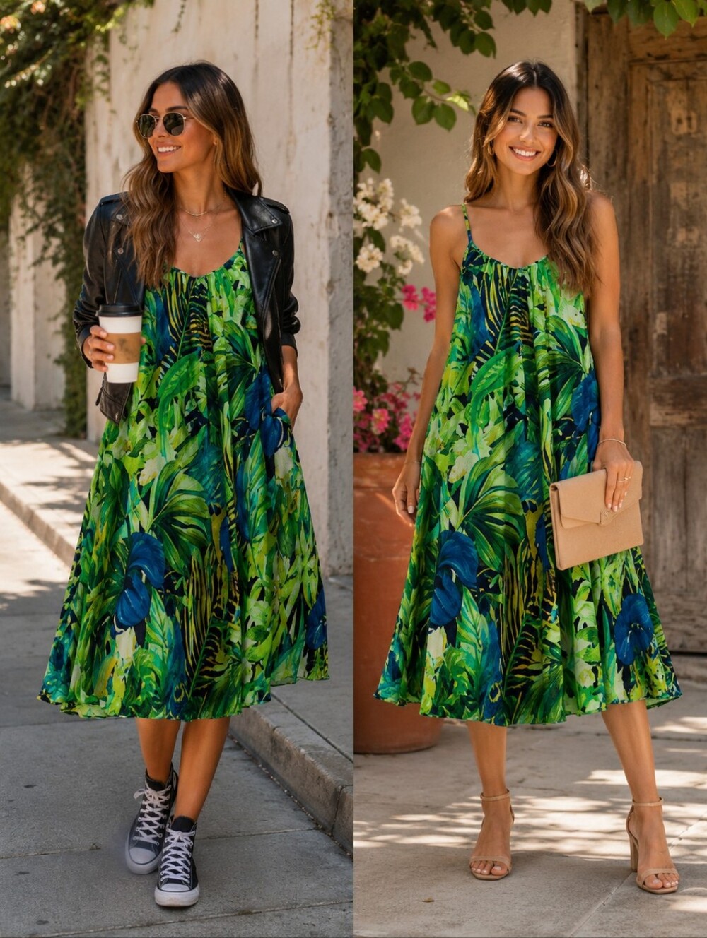 H&M Tropical Breezy Sundress- Size Small- Like New - Picture 4 of 11